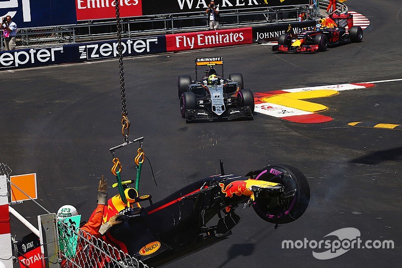Verstappen na crash: