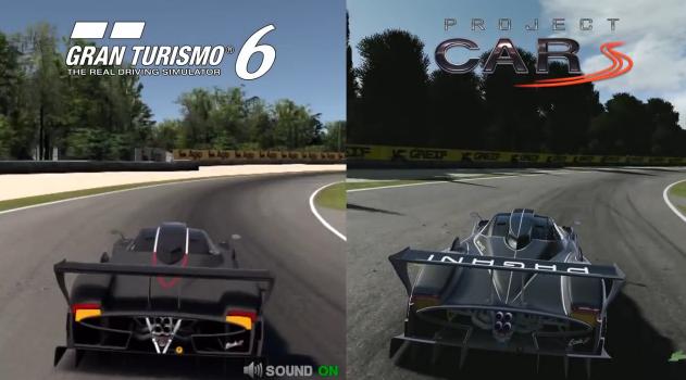 Gran Turismo 6 Vs: Project CARS: Pagani Zonda R