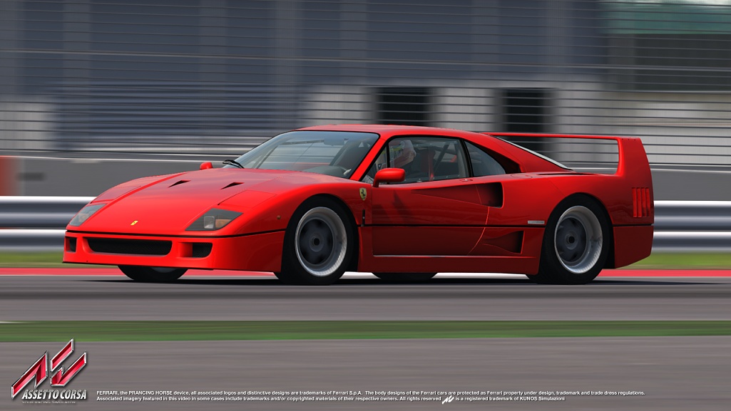 Assetto Corsa: Ferrari F40 – minden idők egyik legjobb sportautója