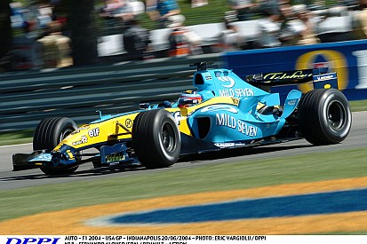 Alonso elképesztő startja a Renault-val a 2004-es Amerikai Nagydíjon
