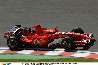 Michael Schumacher nem éppen lassú köre a 2006-os Ferrarival Suzukában