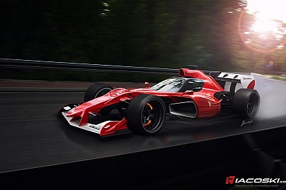 Így mutathatnak a 18 colos kerekek az F1-es autókon: Egy újabb grafika