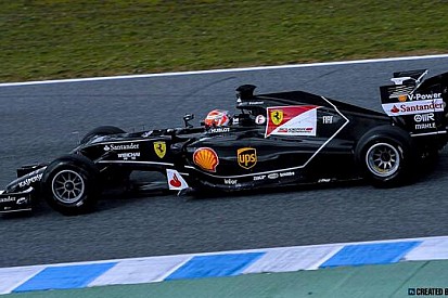Így mutatna feketében Raikkönen és Alonso új Ferrarija, az F14-T