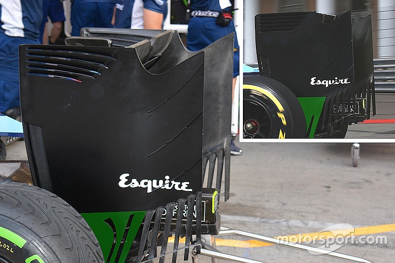 Технічний брифінг: пластини заднього крила Williams FW38