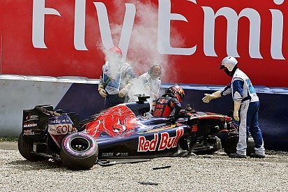 Daniil Kvyat partirà dalla pitlane con un nuovo telaio