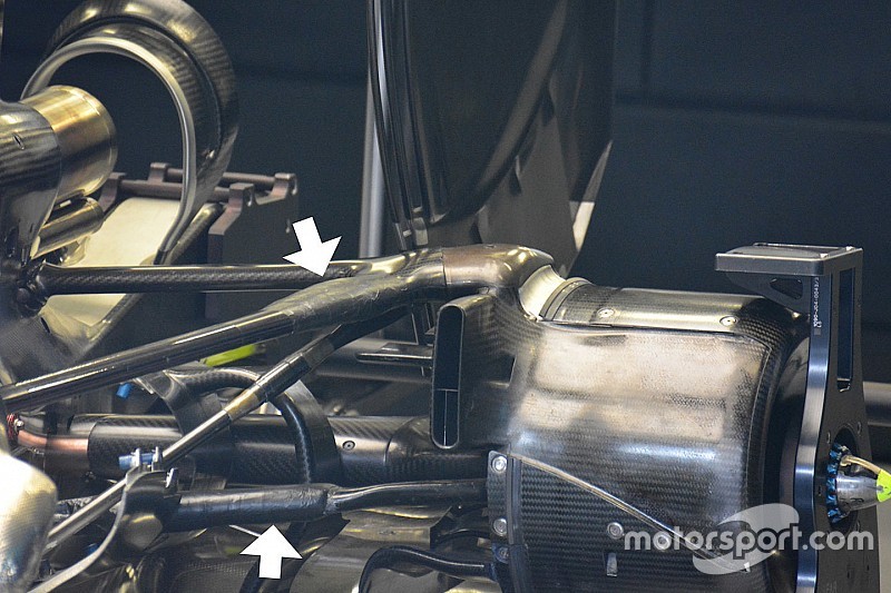 Mercedes versterkt achterwielophanging in aanloop naar race