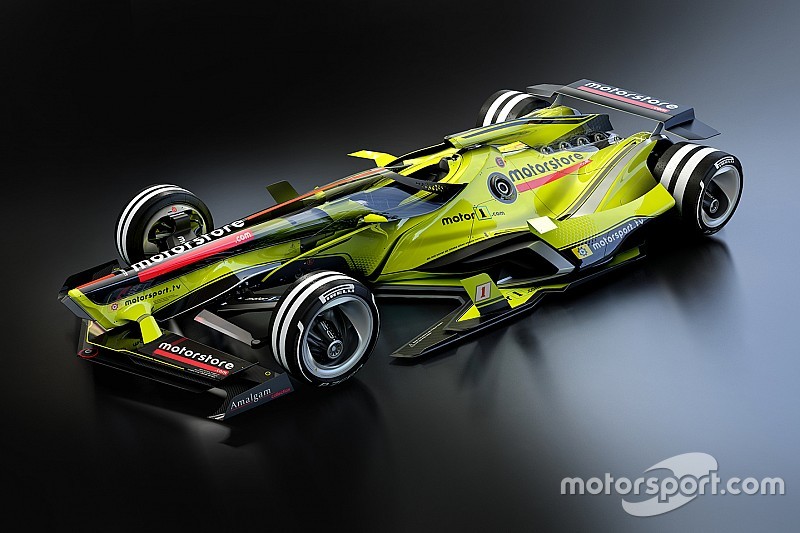 In beeld: Futuristisch Formule 1-ontwerp voor 2030