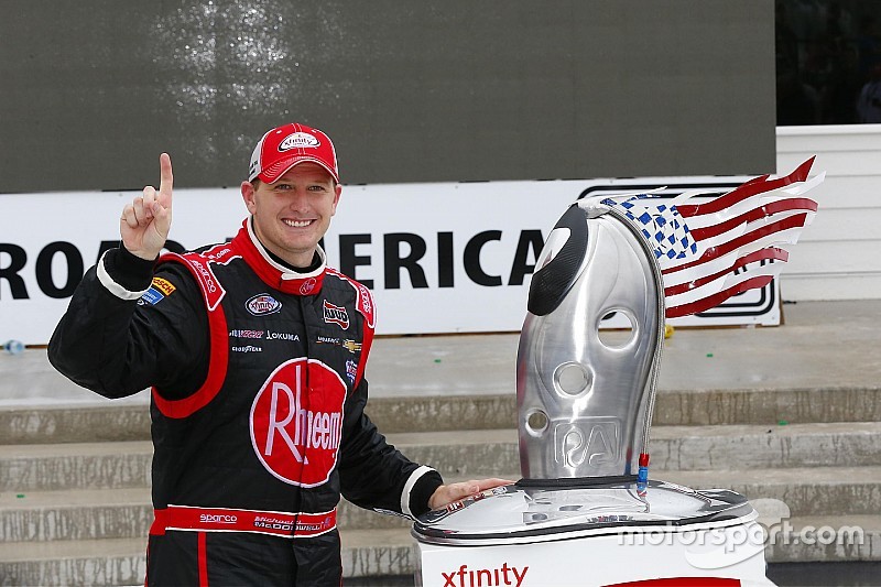 McDowell logra su primera victoria en NASCAR