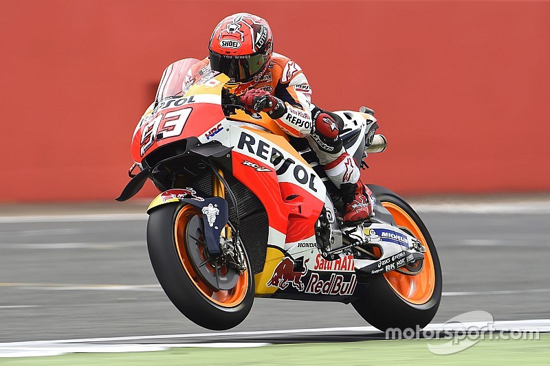 Marquez mengaku tampil sangat agresif di Silverstone