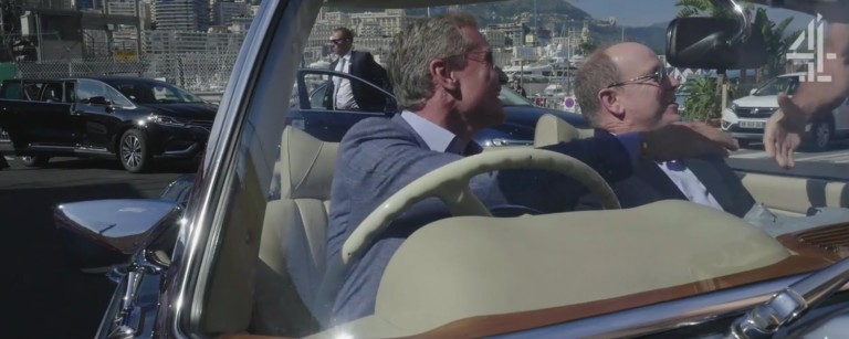 Coulthard elvitte egy körre Albert herceget Monacóban, majd a semmiből megjelent Webber
