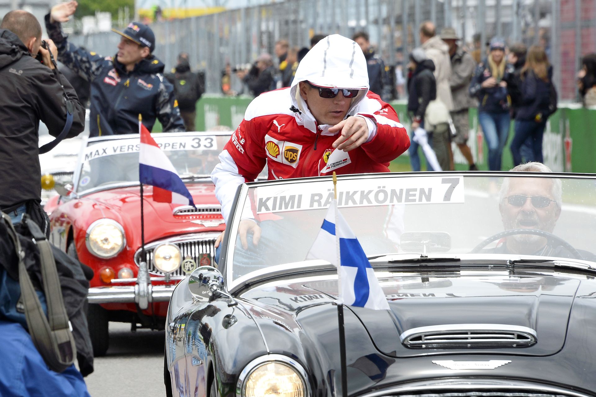 Egészen közelről a mosolygós Robin Raikkönen