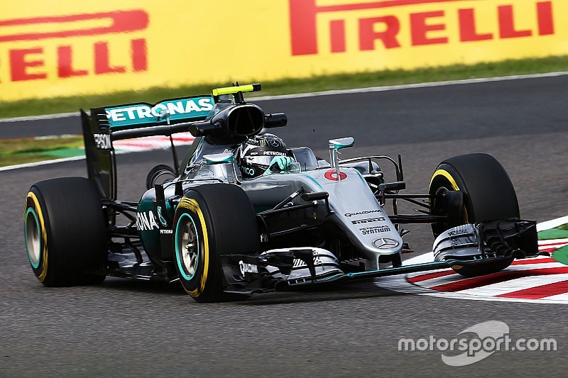 Rosberg leidt de dans op eerste dag in Japan, Verstappen naar vierde tijd