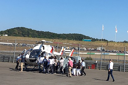 Lorenzo se somete a un escáner tras ser evacuado en helicóptero