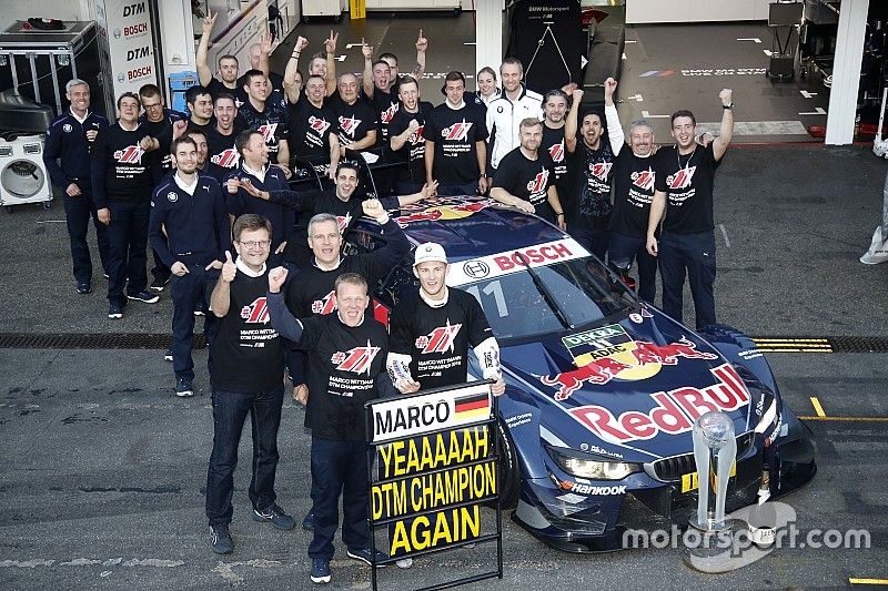 DTM 2016: BMW-Fahrer Marco Wittmann zum 2. Mal Champion