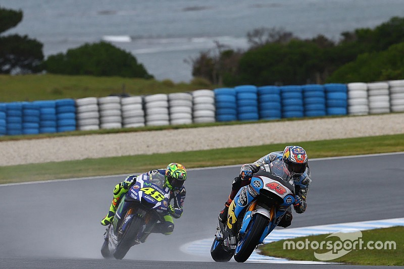 MotoGPオーストラリアGP:FP2 悪天候により、セッションが赤旗短縮