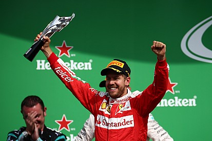 Vettel krijgt tien seconden straf, Ricciardo erft derde plaats in Mexico