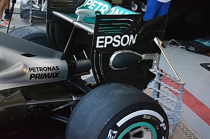 Technique - Tubes de Pitot sur la Mercedes de Hamilton