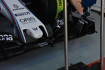 Técnica: Williams hizo en Brasil un test de flexión del ala delantero del FW38