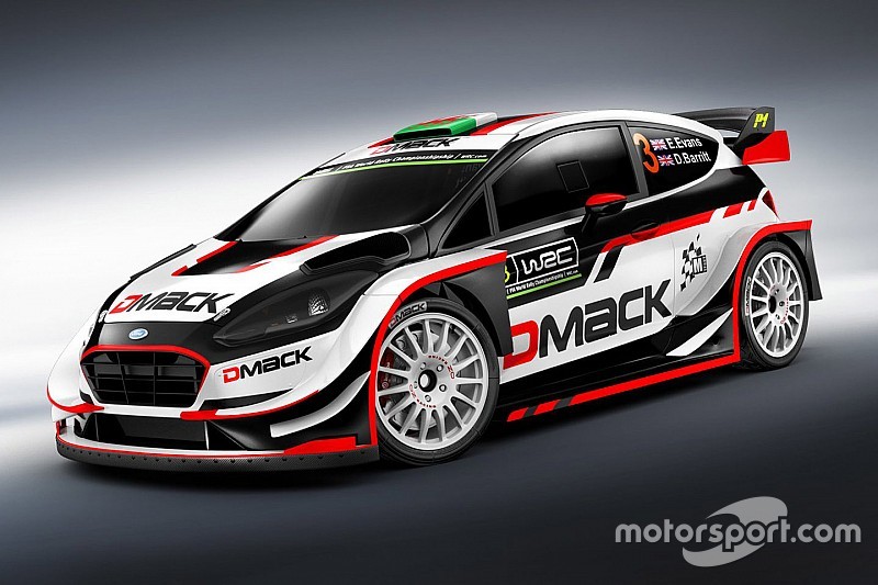 DMACK представила ливрею для автомобиля Эванса в WRC
