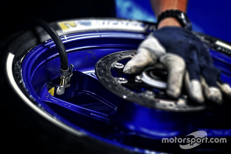 Premier test avec les nouveaux capteurs sur les pneus Michelin