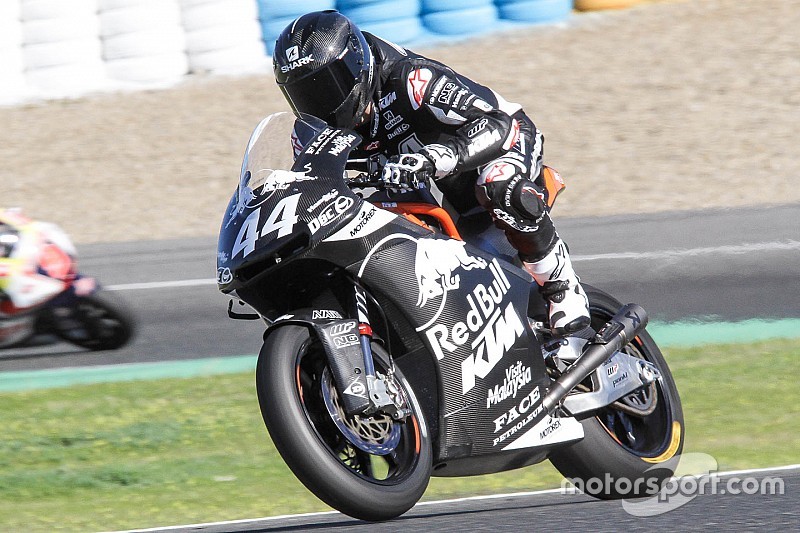 Oliveira y Canet lideran el arranque del test de Moto2 y Moto3 en Jerez