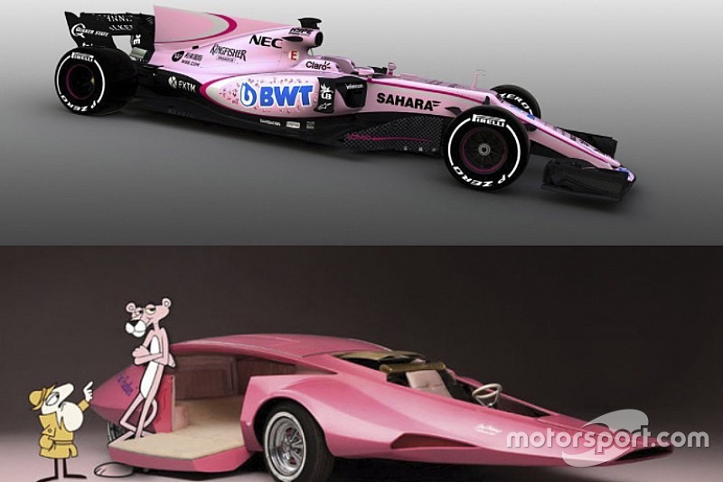 Así reaccionaron la redes sociales sobre el Force India rosa