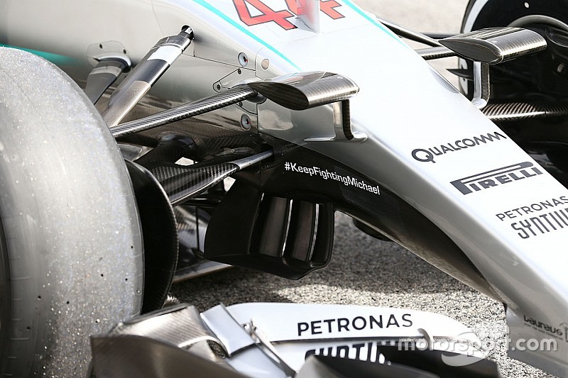 ¿Por qué Mercedes ya no tiene el mensaje de apoyo a Schumacher?
