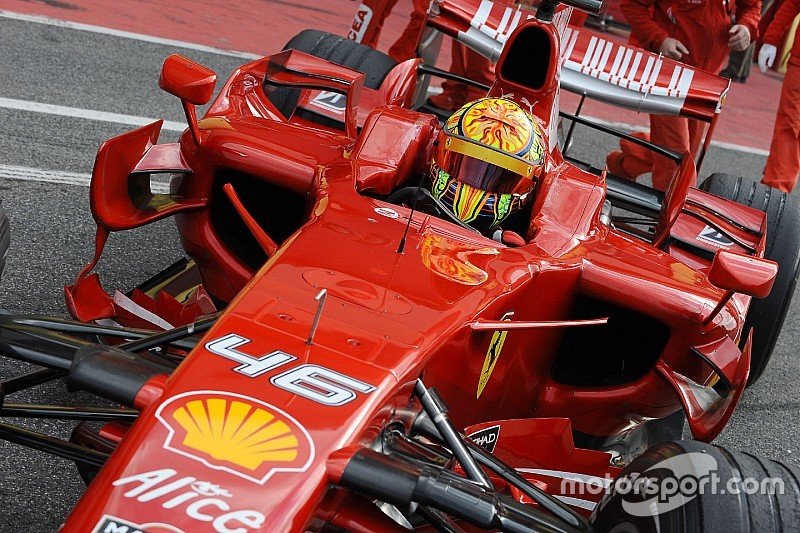 Valentino Rossis Formel-1-Tests: Michael Schumacher konnte es nicht fassen