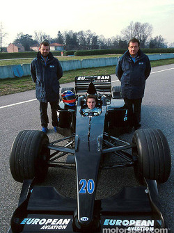 Paul Stoddart, Fernando Alonso and Gian Carlo Minardi