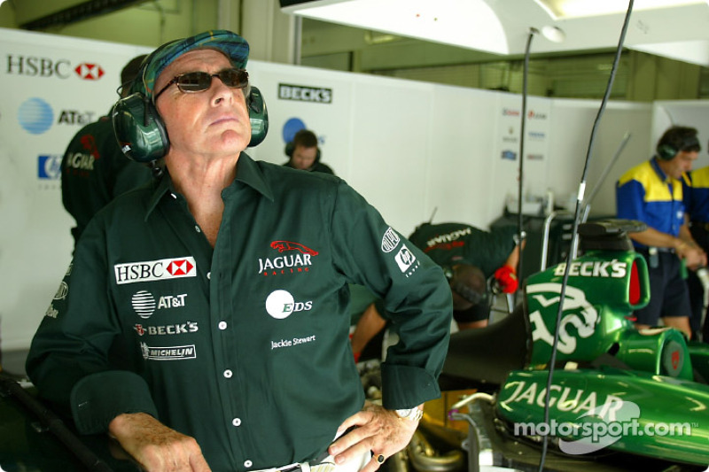Джеки Стюарт, руководитель Jaguar F1