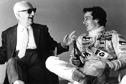 Enzo Ferrari e Gilles Villeneuve