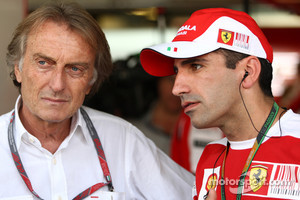 Luca di Montezemolo, Scuderia Ferrari, FIAT Chairman and President of Ferrari, Marc Gene, Test Driver, Scuderia Ferrari