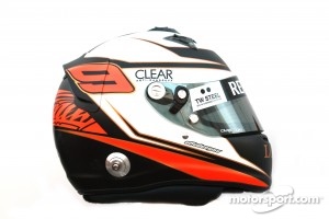Kimi Raikkonen, Lotus Renault F1 Team helmet