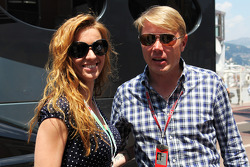 Mika Hakkinen, met vriendin Marketa Kromatova