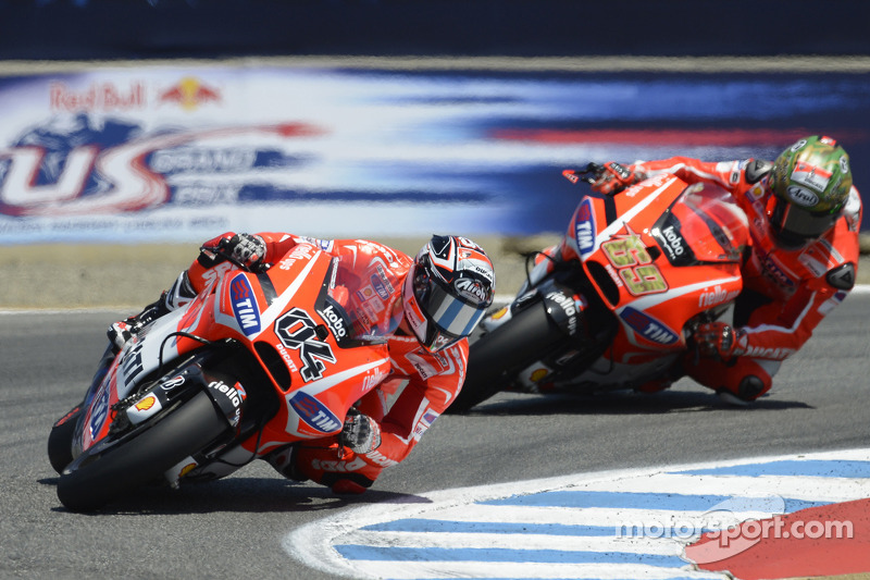Andrea Dovizioso, Ducati Team and Nicky Hayden, Ducati Team