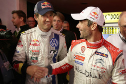 Sébastien Loeb y Sébastien Ogier