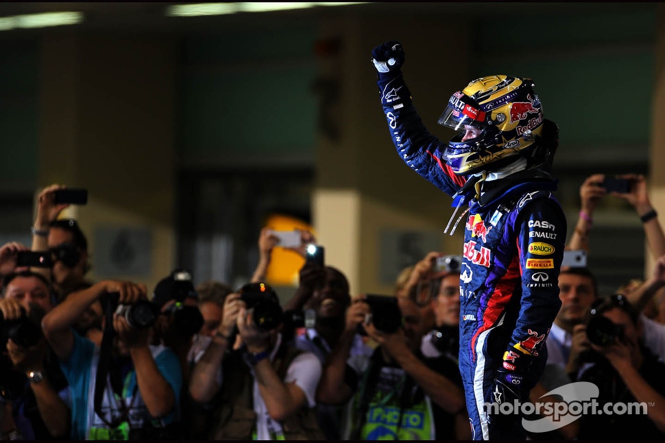 Race winner Sebastian Vettel, Red Bull Racing