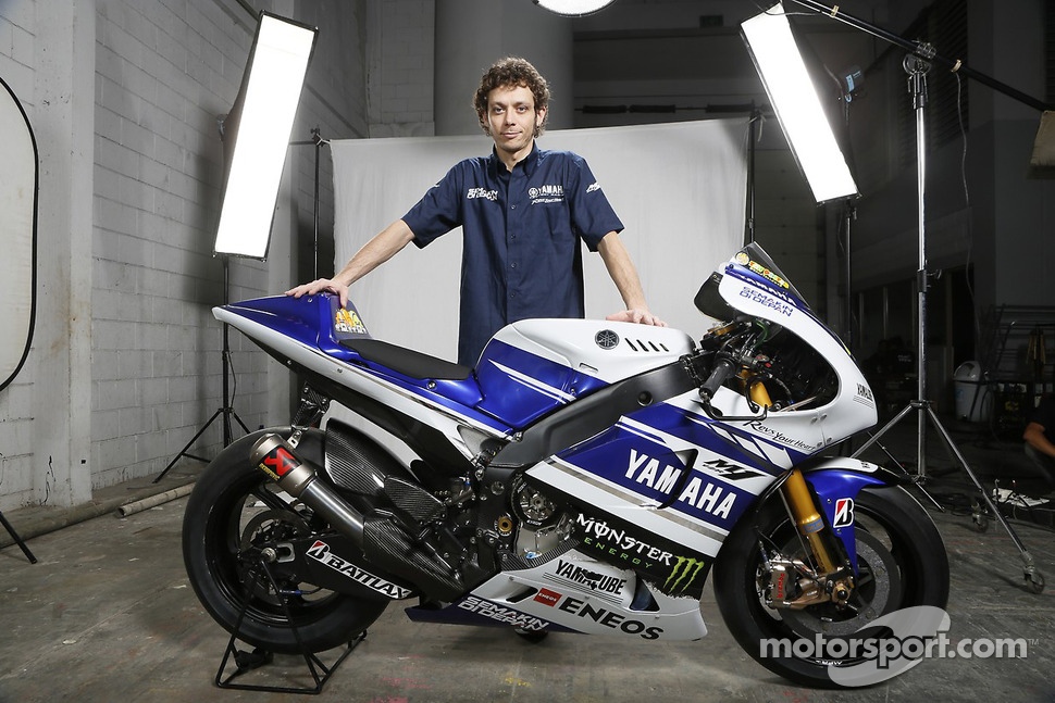 The Yamaha YZR-M1 of Valentino Rossi