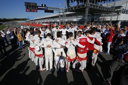 Unterstützung der Fahrer für Jules Bianchi