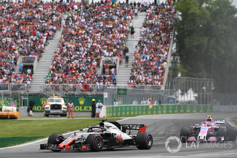 Grosjean wordt wijd gedwongen
