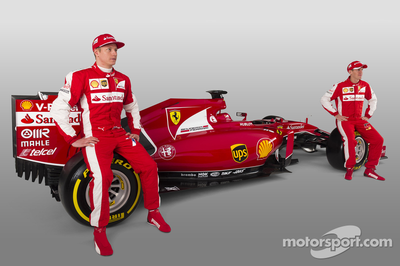Kimi Raikkonen, Sebastian Vettel ile Ferrari SF15-T