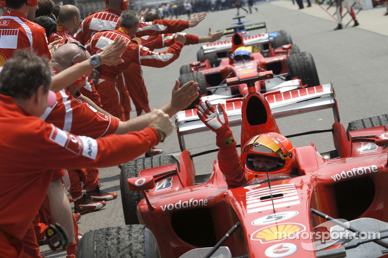 2006 (Індіанаполіс). Переможець: Міхаель Шумахер, Ferrari