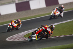 Dani Pedrosa y Marc Marquez, Repsol Honda Team y Yonny Hernandez, Pramac Racing