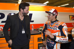 Keanu Reeves y Marc Marquez, Repsol Honda Team