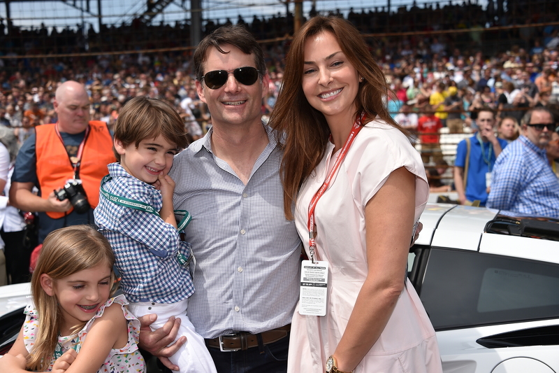 Jeff Gordon und seine Familie
