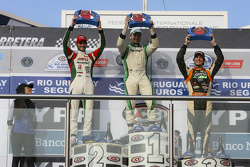 Podio: Agustín Canapino, Jet Racing Chevrolet y Facundo Ardusso, Trotta Competicion Dodge y Juan Marcos Angelini, UR Racing Dodge