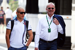 Valtteri Bottas, Williams con Didier Coton, Manager de pilotos