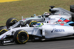 Felipe Massa, Williams F1 Team e Lewis Hamilton, Mercedes AMG F1 Team