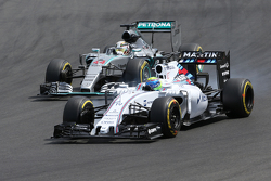 Felipe Massa, Williams F1 Team en Lewis Hamilton, Mercedes AMG F1 Team
