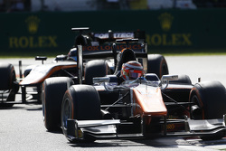 Johnny Cecotto, Trident leads Simon Trummer, Hilmer Motorsport